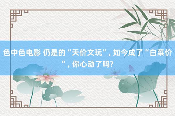 色中色电影 仍是的“天价文玩”， 如今成了“白菜价”， 你心动了吗?